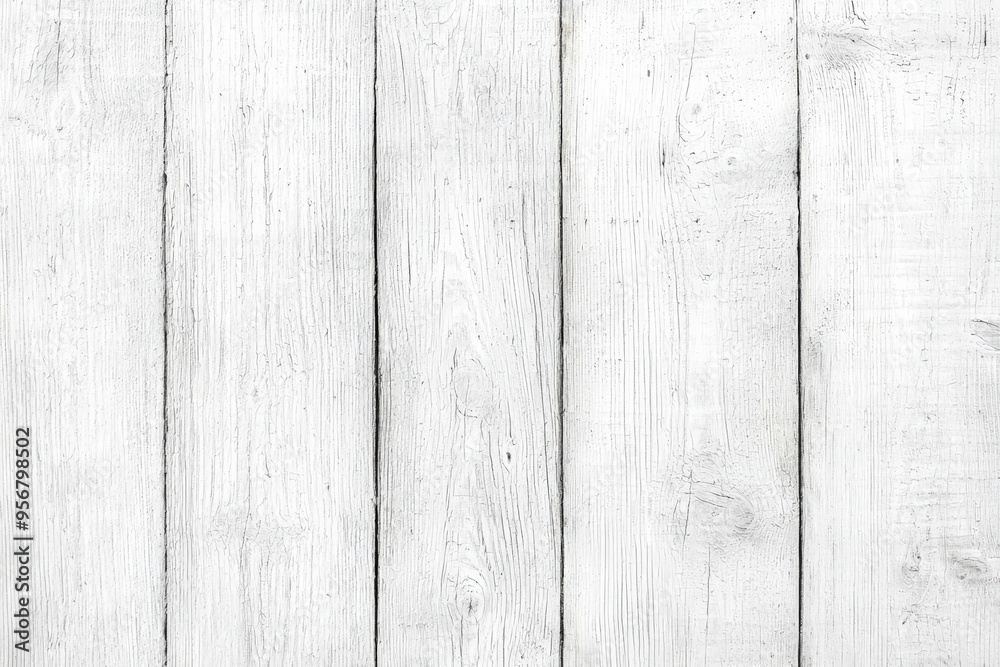 White painted wood plank background White painted wood plank background