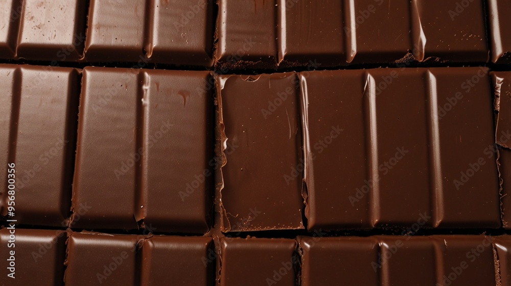 Obraz premium Broken Chocolate Bar Texture