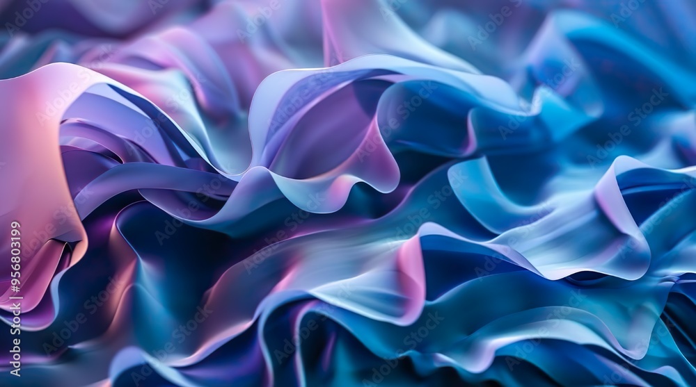 Fototapeta premium Soft Abstract Fabric in Pastel Shades