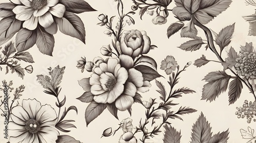 textile design on silk fabrick

