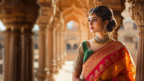 Woman in sari