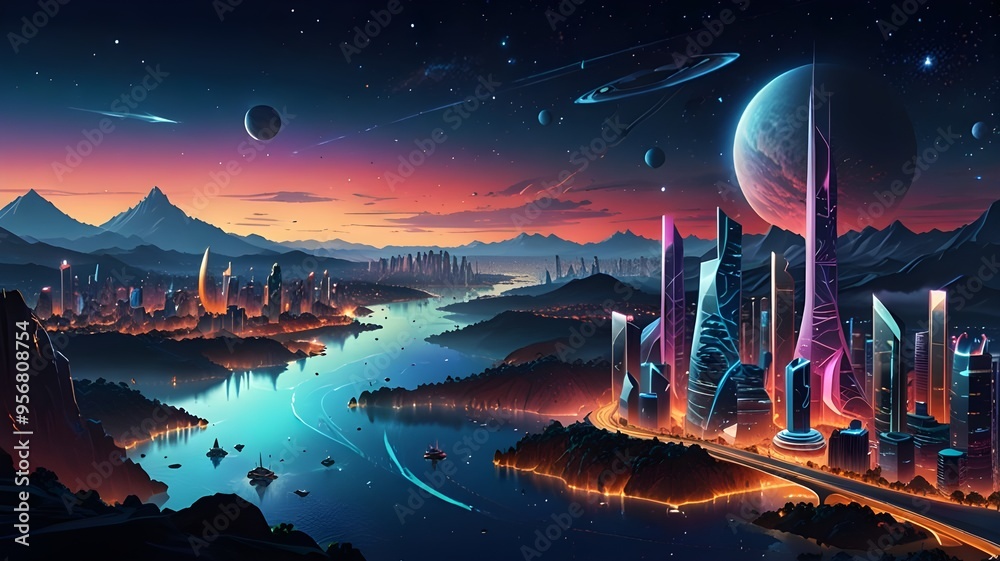 metaverse world, metaverse vision illustration, metaverse futuristic metaverse world, metaverse vision illustration, metaverse futuristic