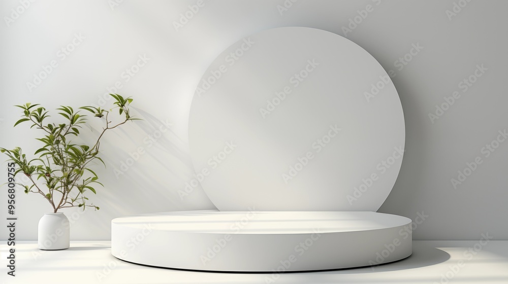 Minimalist Abstract White Background with Soft Shadows and Light Reflections, Ideal for Product Display or Advertising Backdrop in a Studio Setting. Minimalist Abstract White Background with Soft Shadows and Light Reflections, Ideal for Product Display or Advertising Backdrop in a Studio Setting.