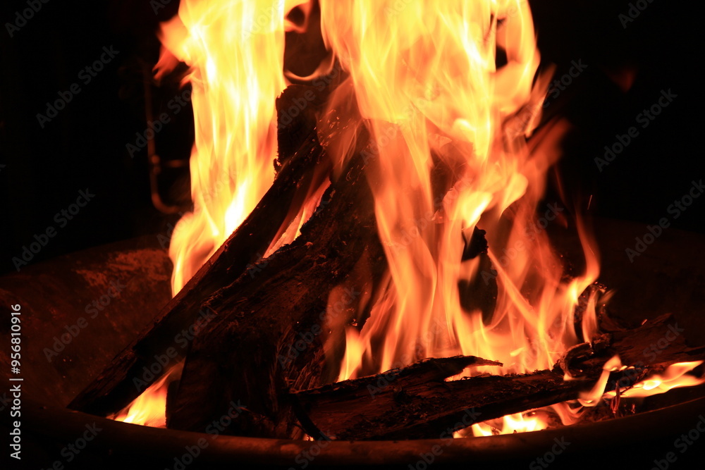 fire in fireplace fire in fireplace