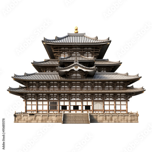 todai ji temple transparent background photo