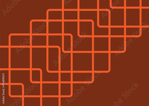 Abstract vector square pattern background design.