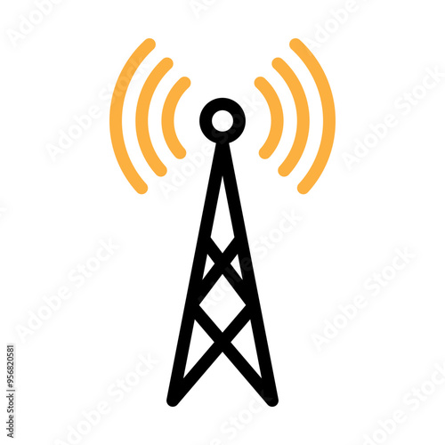 Signal Tower icon template