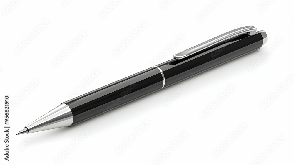 3D Icon Pen and Write text isolated on white background concept as Camera movement Pan across the pen and text. Scene Isolated white background with sleek and modern design elements. Detail Highlight 3D Icon Pen and Write text isolated on white background concept as Camera movement Pan across the pen and text. Scene Isolated white background with sleek and modern design elements. Detail Highlight