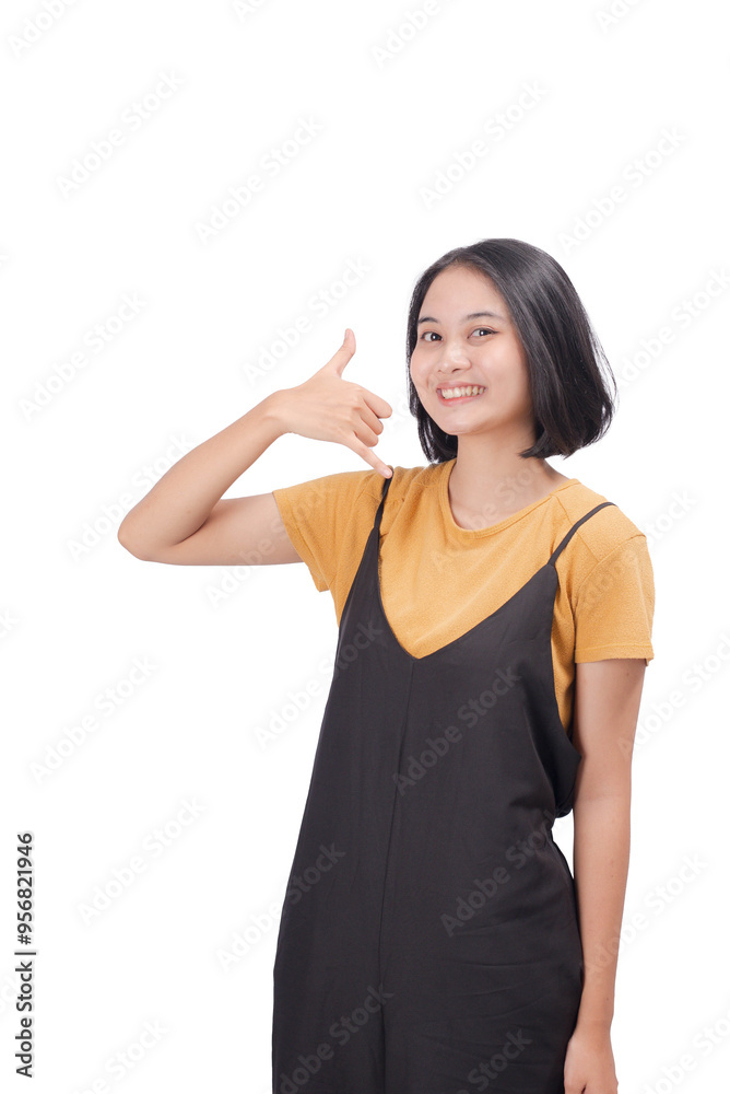 Asian Woman Wearing Casual Dress Asian Woman Wearing Casual Dress
