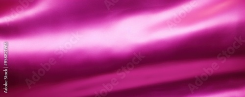 Magenta foil metallic wall with glowing shiny light, abstract texture background blank empty with copy space for product design or text copyspace mock-up 