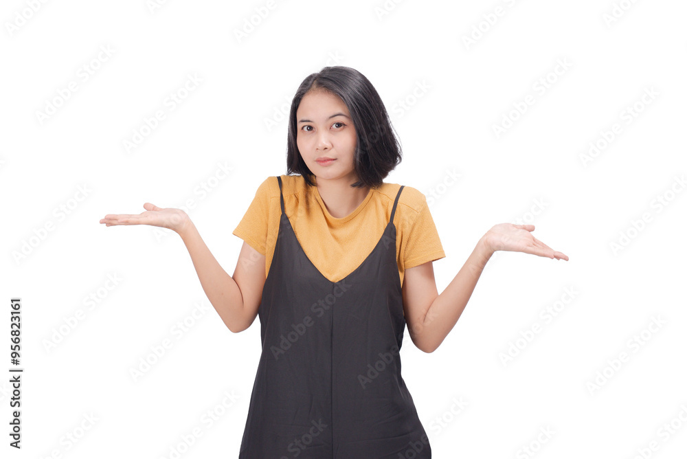 Asian Woman Wearing Casual Dress Asian Woman Wearing Casual Dress