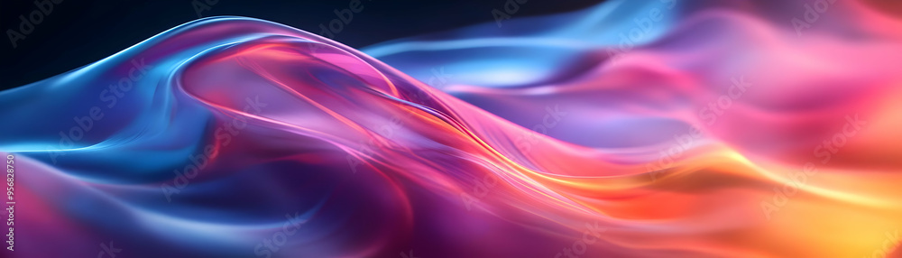 Creative E Learning Interface concept as A glossy abstract representation of a creative e learning interface with fluid lines and vibrant hues symbolizing interactive online education ideal for banner Creative E Learning Interface concept as A glossy abstract representation of a creative e learning interface with fluid lines and vibrant hues symbolizing interactive online education ideal for banner