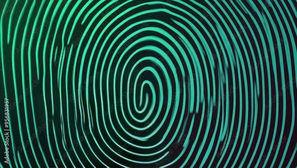 Abstract Spiral with Green and Black Colors Abstract Spiral with Green and Black Colors