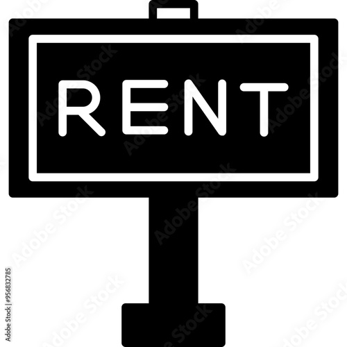 For Rent Sign Icon