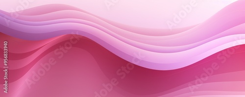 Magenta pastel tint gradient background with wavy lines blank empty pattern with copy space for product design or text copyspace mock-up template 