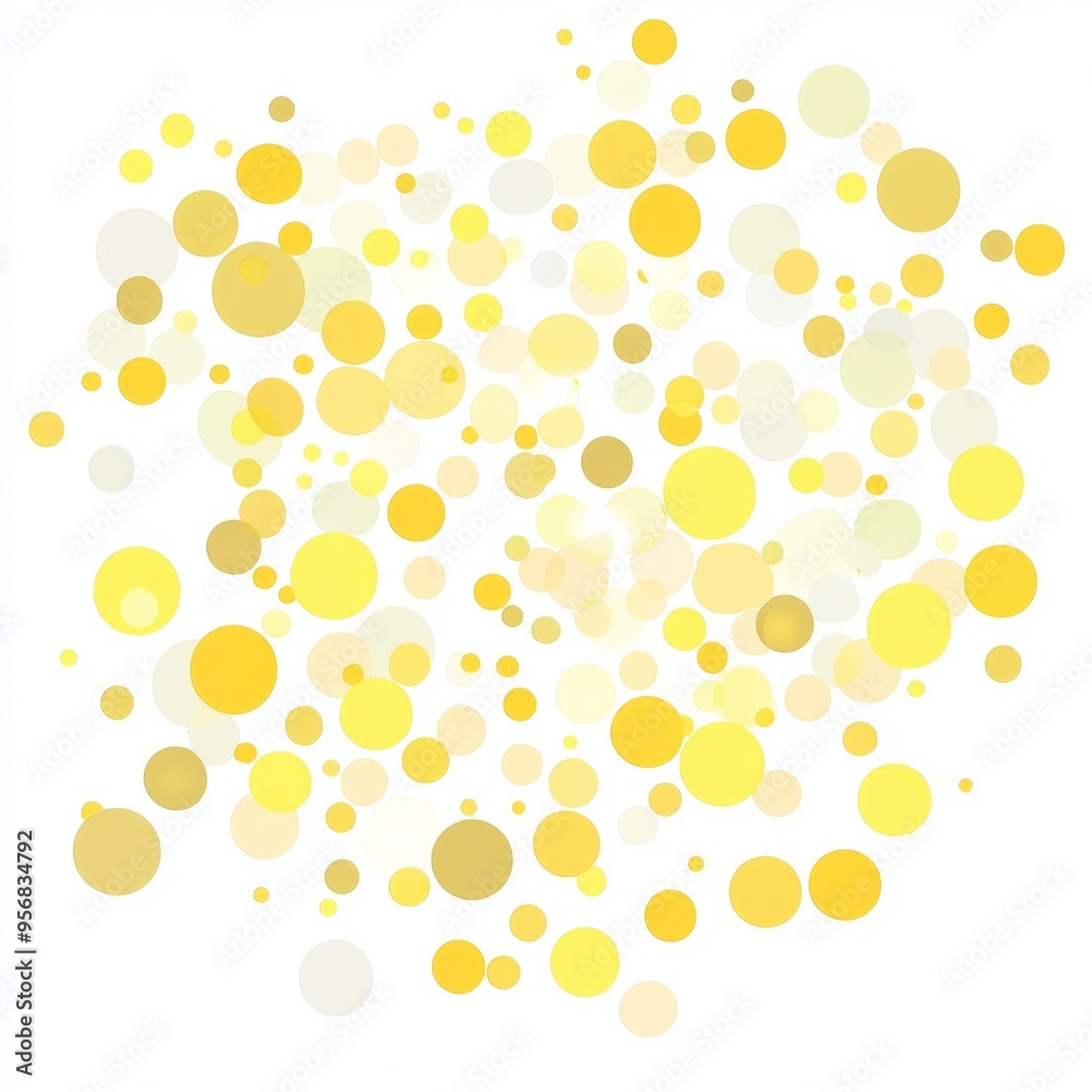 A golden bokeh is isolated on a transparent PNG background. A golden bokeh is isolated on a transparent PNG background.