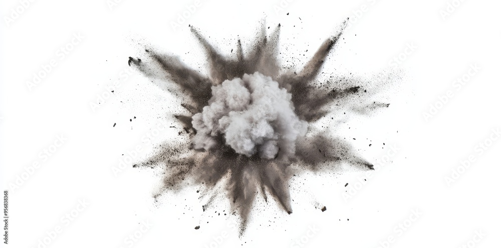 Isolated white powder, detergent on transparent background. Isolated white powder, detergent on transparent background.