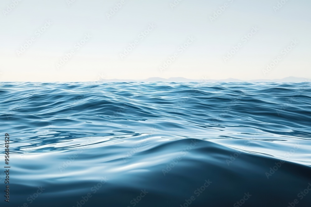 Gentle waves on a calm sea