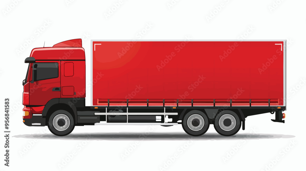 Truck Isolated on White Background Truck Isolated on White Background