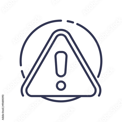Warning sign symbolizing alertness and caution in incident response scenarios.