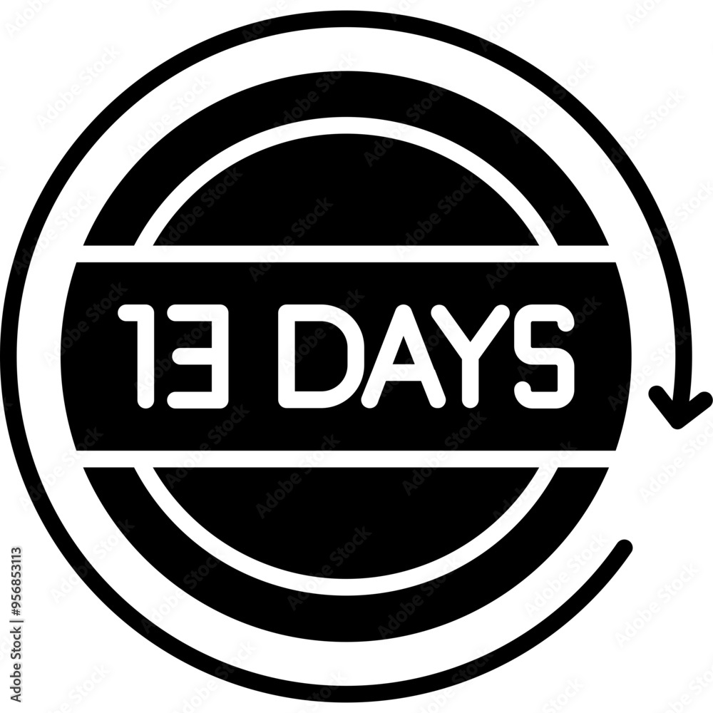 13 Days Return Icon