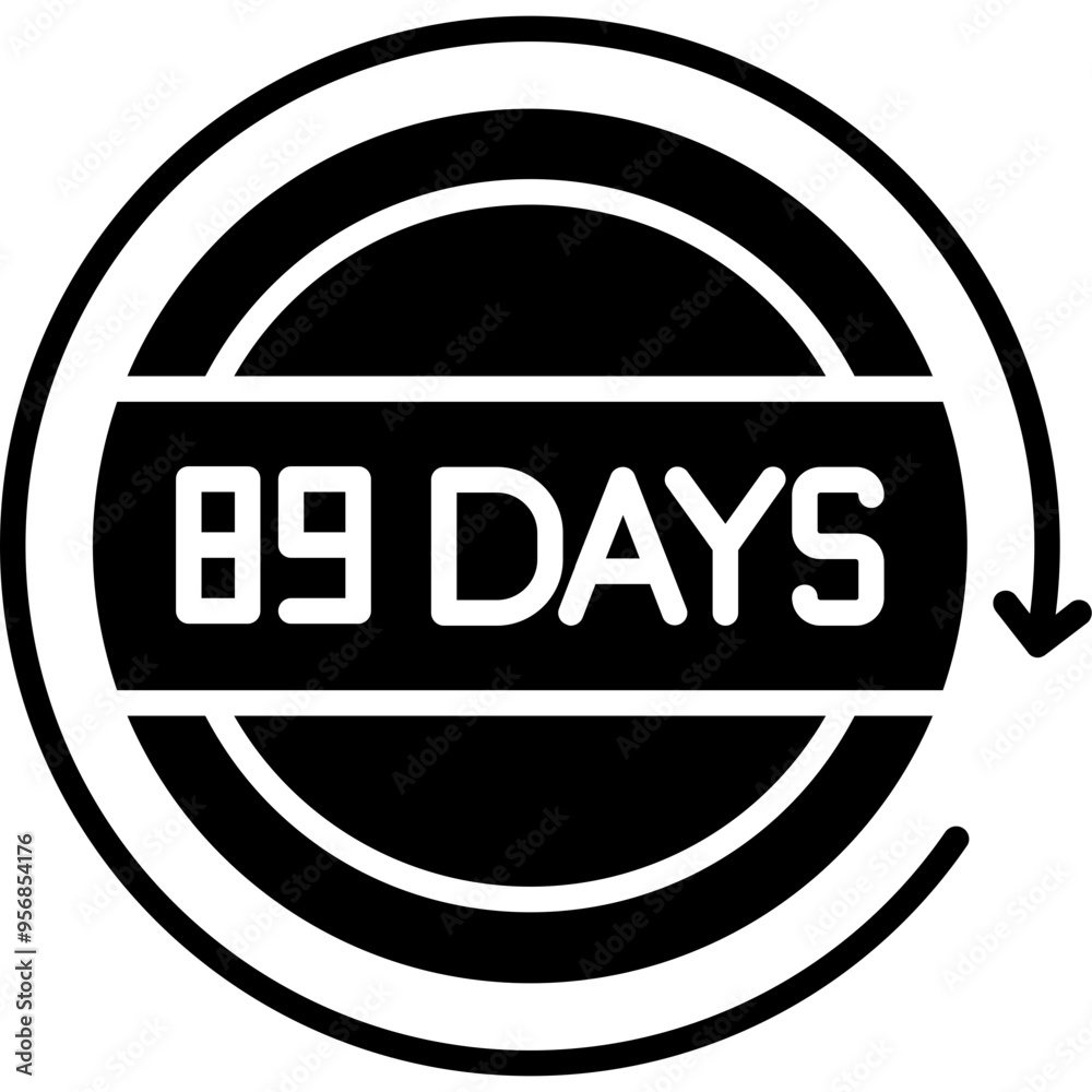 89 Days Return Icon