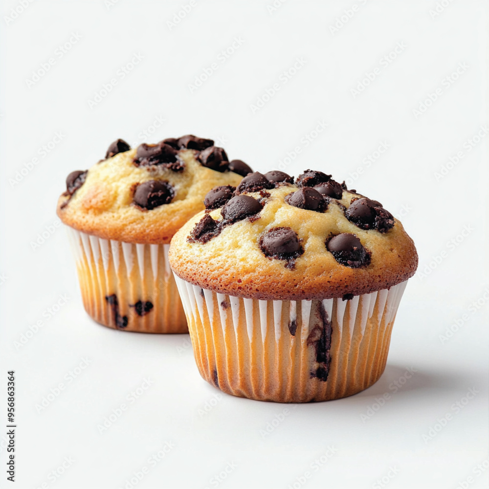 Cup cake isolated on white background Cup cake isolated on white background
