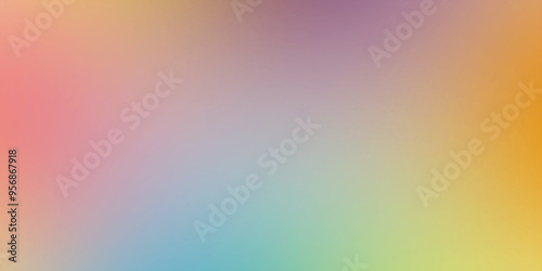 Abstract colorful grainy Glittering gradient background with hologram effect, colorful smooth banner template of color gradient, Abstract background of color mesh gradient grainy texture.