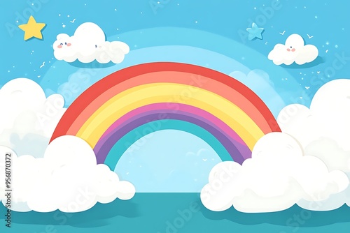 rainbow in the sky