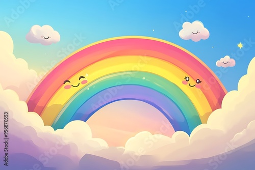 rainbow in the sky