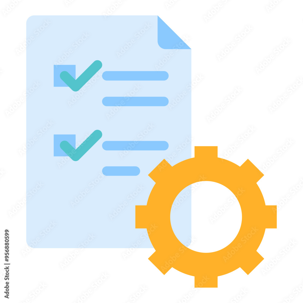 Syllabus Flat Icon Syllabus Flat Icon