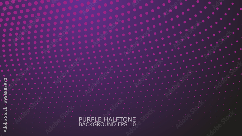 Purple Halftone abstract background vector image for backdrop or presentaion Purple Halftone abstract background vector image for backdrop or presentaion