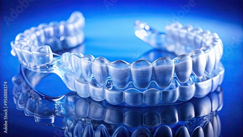 clear retainers for orthodontic care and oral health photo