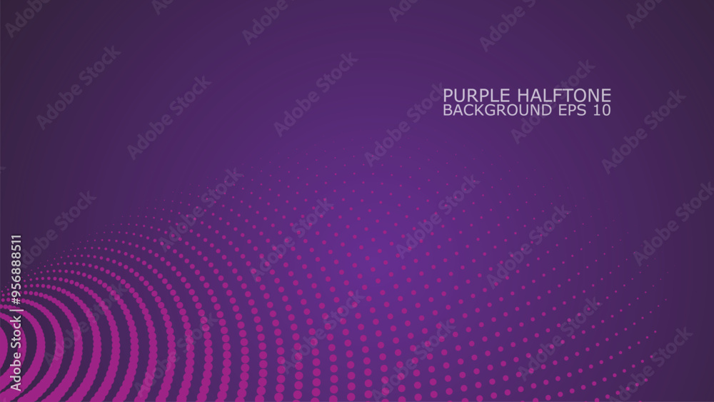 Purple Halftone abstract background vector image for backdrop or presentaion Purple Halftone abstract background vector image for backdrop or presentaion