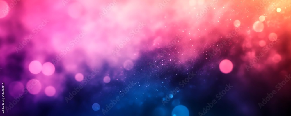 Abstract Background with Pink and Blue Bokeh Lights Abstract Background with Pink and Blue Bokeh Lights