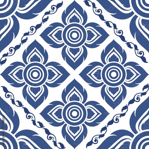 The art of beauty with seamless patterns