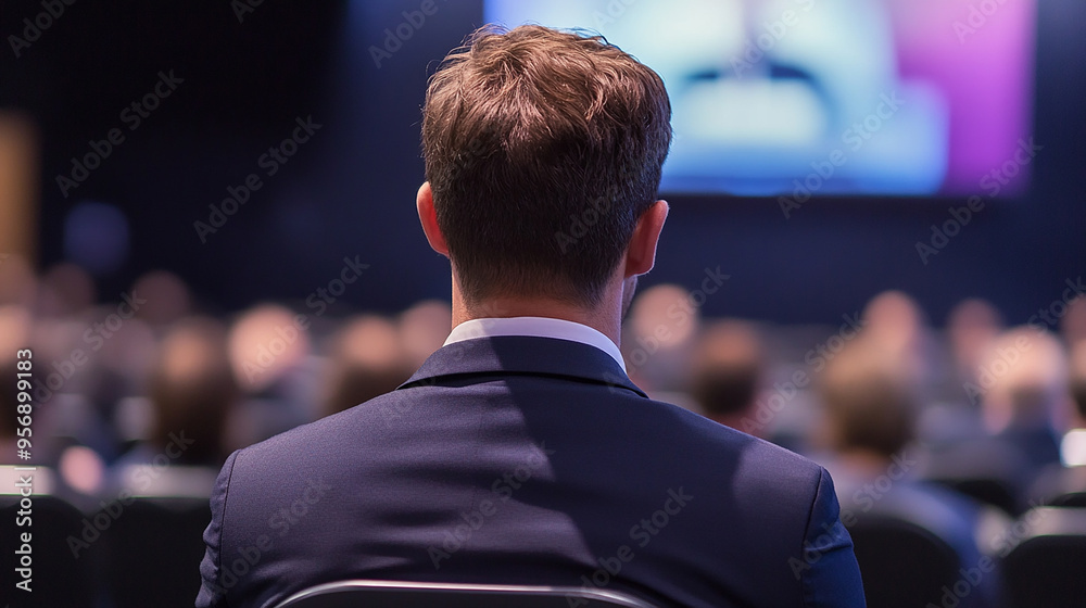 An investor attending an annual shareholder meeting of a company investor attending. An investor attending an annual shareholder meeting of a company investor attending.