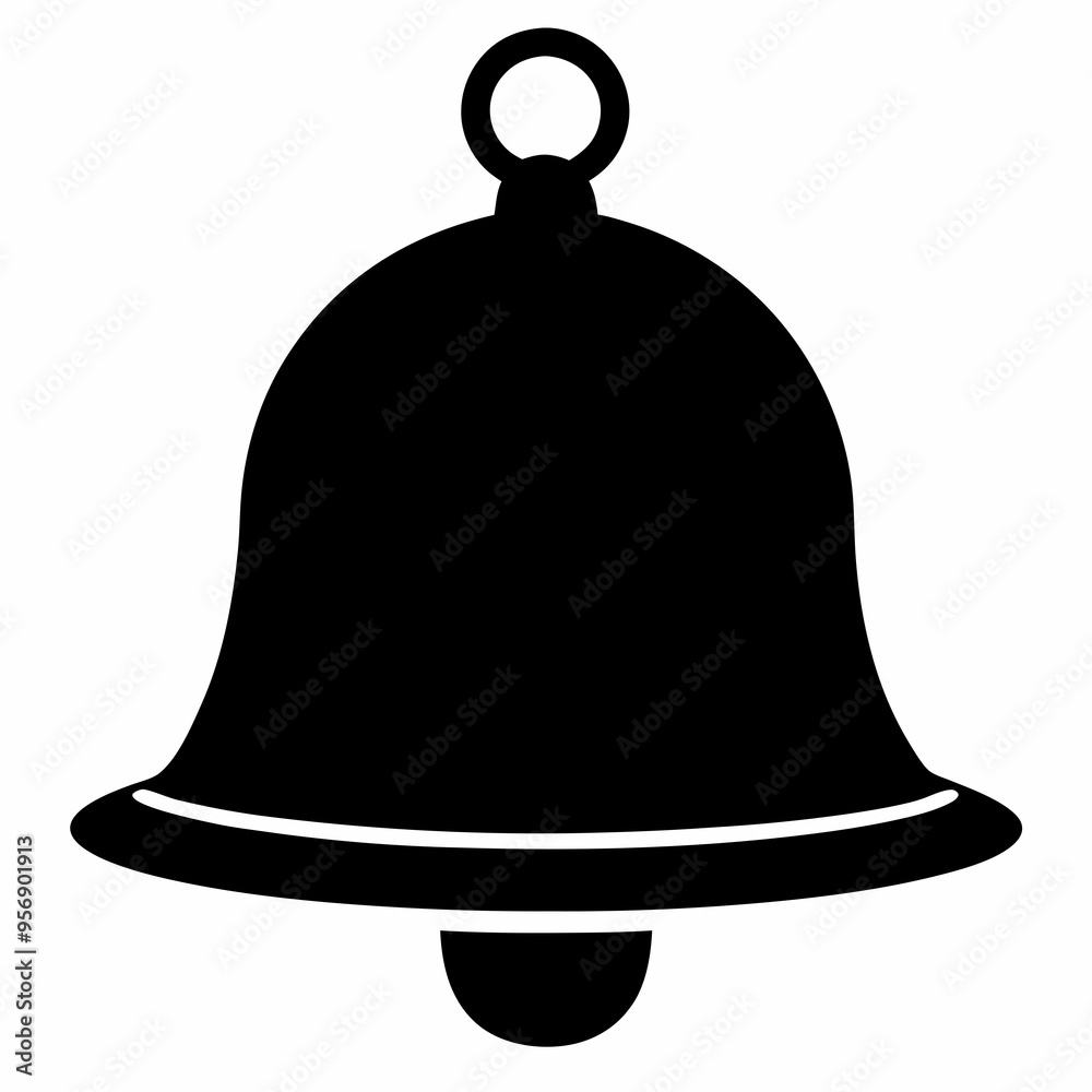 Bell Black silhouette Bell Black silhouette