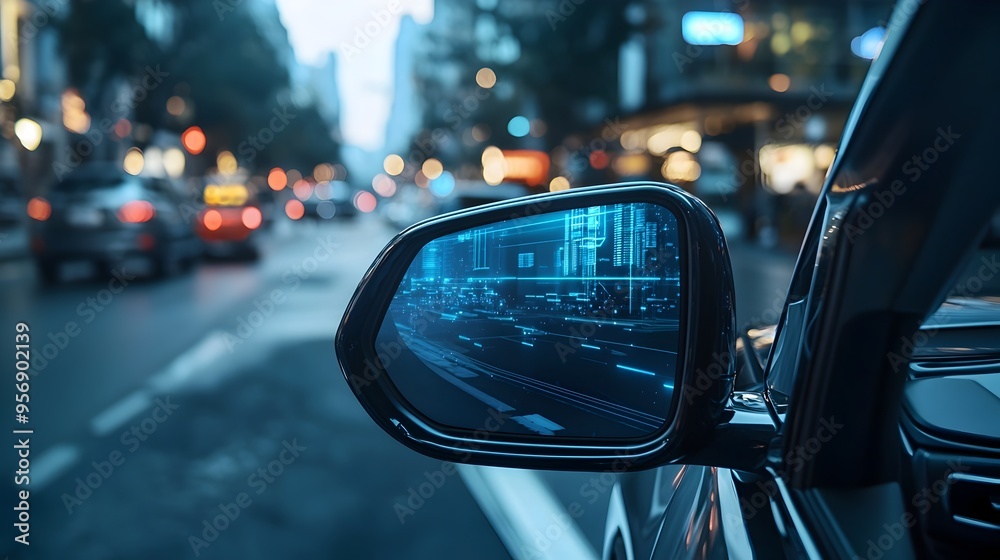 Transparent Blind Spot Detection Mirror in Future Urban Car Technology Transparent Blind Spot Detection Mirror in Future Urban Car Technology