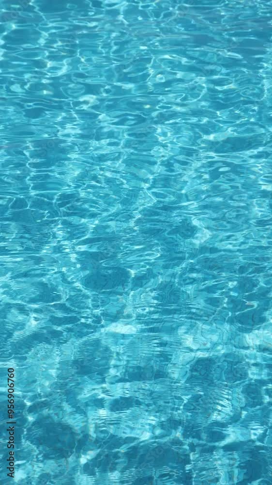 Empty swimming pool without people with quiet standing blue, clear water. Hotel pool with ripples water, summer, concept Empty swimming pool without people with quiet standing blue, clear water. Hotel pool with ripples water, summer, concept