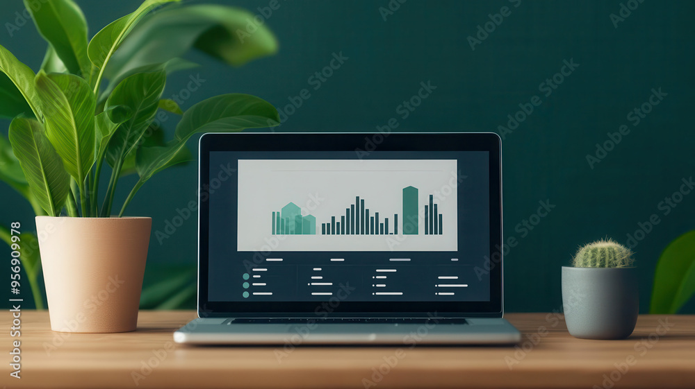 Digital dashboard displaying realtime effects of economic policy changes on small businesses, concept of targeted economic support Digital dashboard displaying realtime effects of economic policy changes on small businesses, concept of targeted economic support