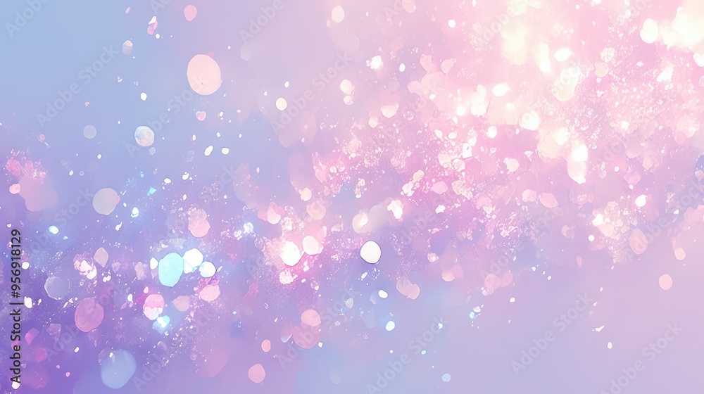 Serene Ethereal Pastel Gradient with Glowing Glitter - Abstract Background for Artistic Compositions Serene Ethereal Pastel Gradient with Glowing Glitter - Abstract Background for Artistic Compositions