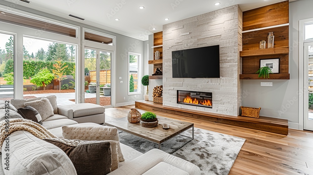 Obraz premium modern living room