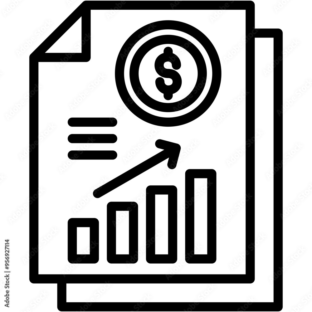 Financial Report Icon Financial Report Icon