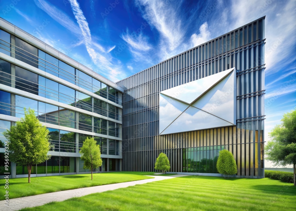 Obraz premium Energy-efficient office exterior envelope solutions