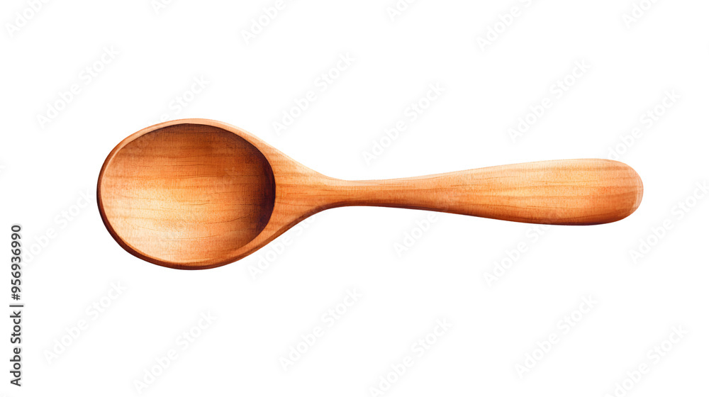Wooden spoon isolated transparent background Wooden spoon isolated transparent background