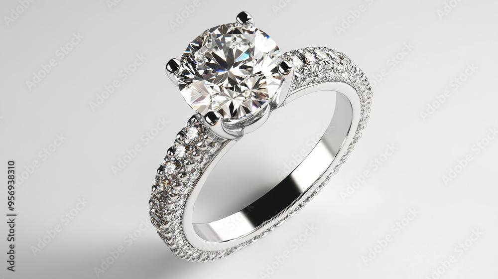 Diamond Engagement Ring. Diamond Engagement Ring.