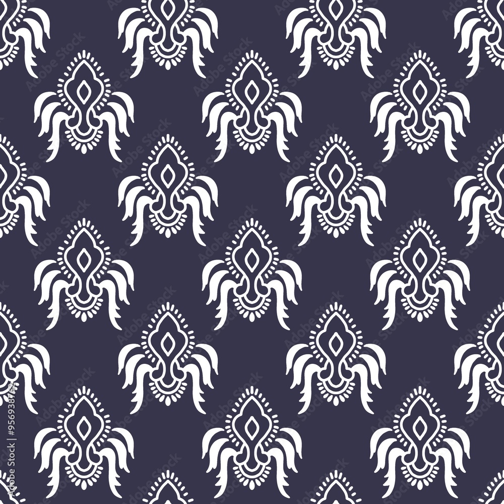 Flower Pattern Ethnic Geometric Flower Pattern Ethnic Geometric