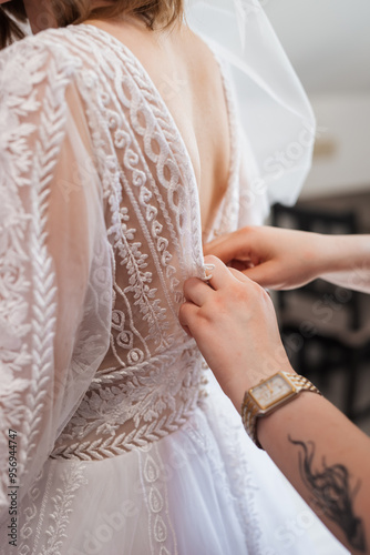 hands of bride and groom