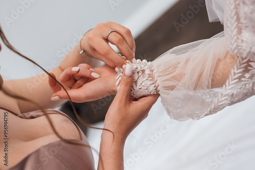 bride and groom hands